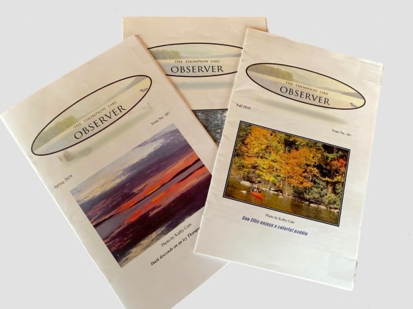 Observer Covers ArtworkTLEA Thompson Lake Environmental Association Maine
