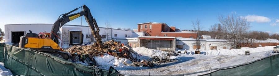 Robinson Mill Photo demolition