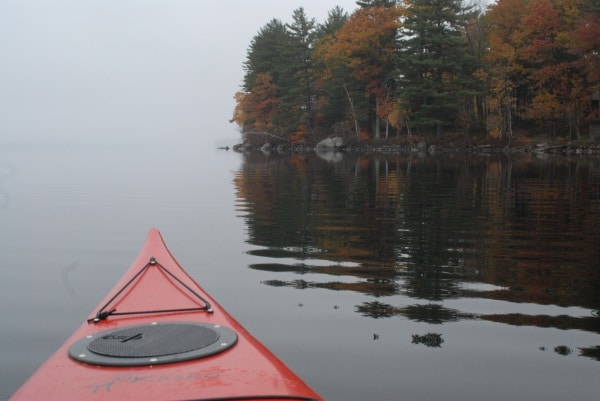 kayak and misty morn 2TLEA Thompson Lake Environmental Association Maine